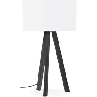 Lampe De Table Résine Blanc 36x36x64cm