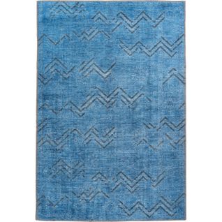 Tapis Antique 325 80 X 150 Cm Bleu