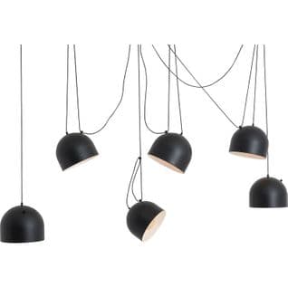 Suspension Acier Noir 27x27x23cm