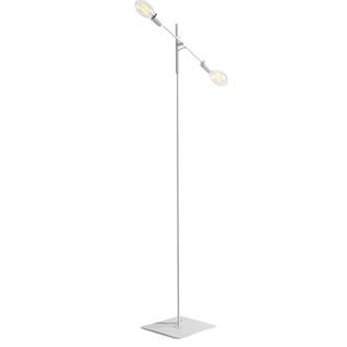 Lampadaire Blanc 2 Lumières