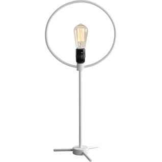 Lampe De Table En Acier Blanc