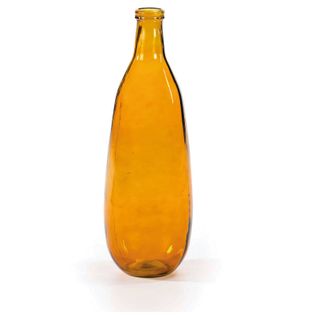 Vase Verre Ambre 26x26x75