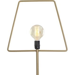 Lampadaire Acier Stabilisé Doré 38x38x177cm