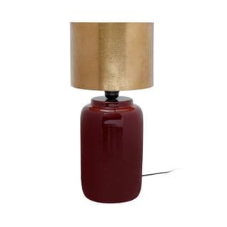 Lampe De Salon Prune, Or 21x21x43,5cm