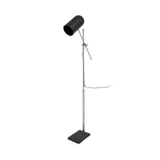 Lampadaire Noir Argent 58x18x138cm