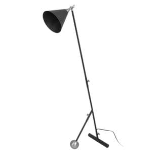 Lampadaire Noir Argent 59x32x144cm