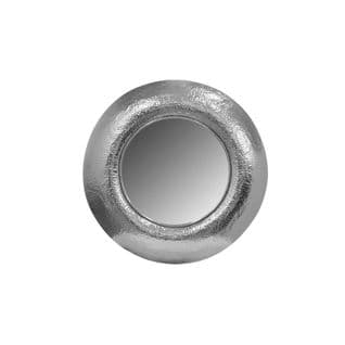 Miroir Mural Rond Argent 75x75x9cm