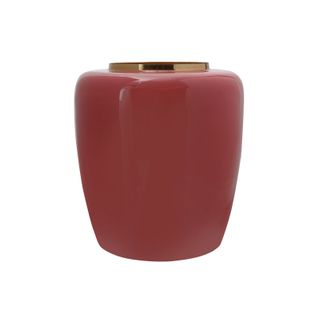 Vase Corail Et Or 34x34x36,5