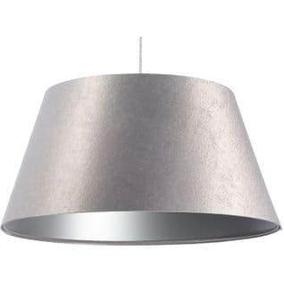 Suspension Tissu Gris 50x50x27cm