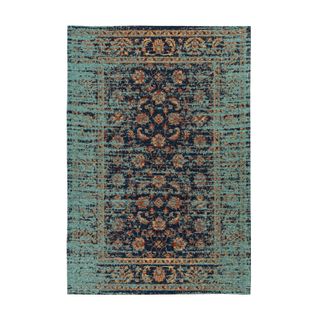 Tapis Charme 225 120 X 180 Cm Bleu