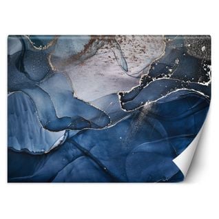 Papier Peint Modèle Abstrait 150 X 105 Cm Bleu