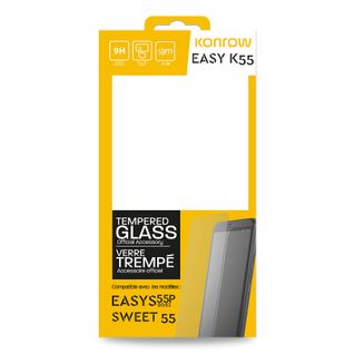 Verre Trempé Pour  Easy K55 (compatible Easy S55p 2021 Et Sweet55 - 9h, 0.33mm)