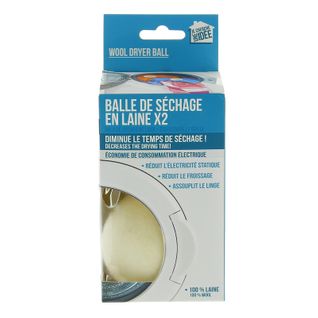 Balle De Séchage Laine X2  Me2530 Pour Sèche Linge