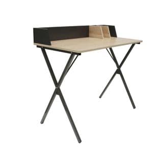 Bureau Industriel Brice - L. 90 X L. 84 Cm - Noir