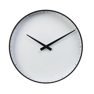 Horloge Murale Design "caculta" 30cm Blanc