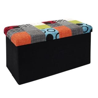 Coffre De Rangement Pliablepatchwork - Multicolor