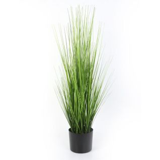 Plante Artificielle En Pot "herbe Grasse" 85cm Vert