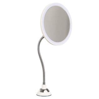 Miroir Grossissant Flexible "lumineux" 30cm Blanc