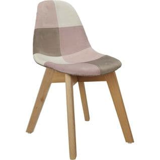 Chaise Patchwork Pour Enfant Léonie Rose