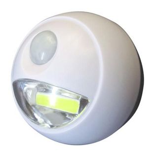 Lampe LED Décteur De Mouvement "cob" 8cm Blanc
