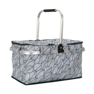 Panier Pique-nique "zeste" 25l Gris et Noir