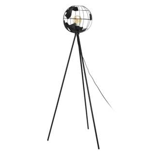 Lampadaire Design En Métal "globe" 158cm Noir