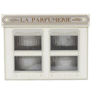 Coffret 4 Bougies Parfumées "parfumerie" 35g Blanc