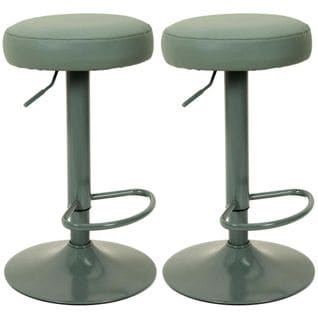 Tabouret De Bar Hauteur Réglable Mumford (lot De 2) Vert