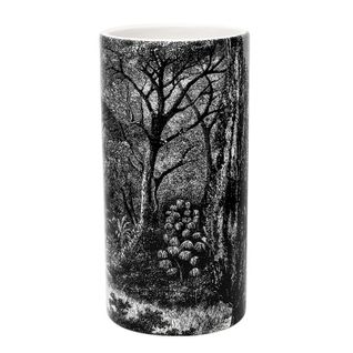 Vase Design En Céramique "black Forest" 25cm Noir