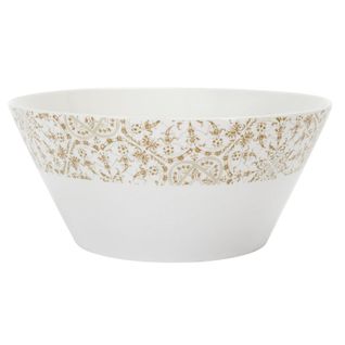 Saladier En Porcelaine "faience" 25cm Blanc