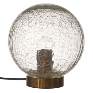 Lampe à Poser Boule "lounge" 22cm Transparent