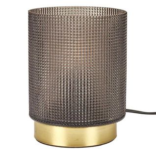 Lampe à Poser Design Embossé "lounge" 15cm Noir