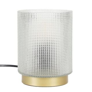 Lampe à Poser Design Embossé "lounge" 15cm Blanc