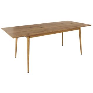 Table à Manger Extensible "paxton" 160-210cm Naturel