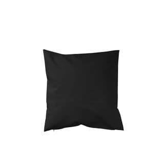 Coussin Outdoor Imperméable Et Déhoussable - 40x40 Cm - Noir