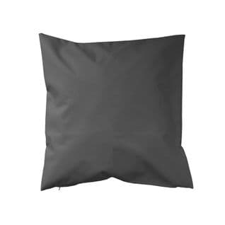 Coussin Outdoor Imperméable Et Déhoussable - 70x70 Cm - Gris Anthracite