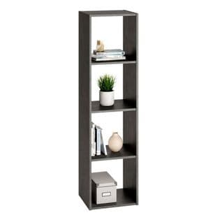 Étagère 4 Niveaux Design "gaman" 140cm Gris Foncé