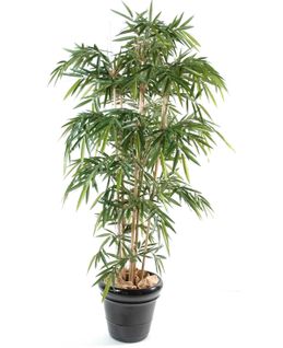 Plante Artificielle Haute Gamme Spécial Extérieur/bambou Artificiel Coloris Vert - 180 X 90 Cm