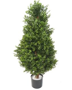 Plante Artificielle Haute Gamme Spécial Extérieur/buis Topiaire Uv Artificiel - 155 X 60 Cm