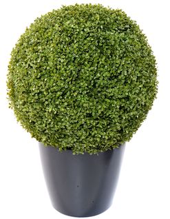 Plante artificielle haute gamme Spécial extérieur / Buis boule artificiel - Dim : H.58 x D.58 cm