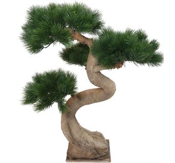 Plante artificielle haute gamme Spécial extérieur / PIN artificiel BONSAI - Dim : 92 x 65 cm