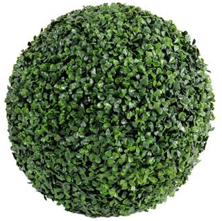 Plante artificielle haute gamme Spécial extérieur / Buis boule artificiel - Dim : H.38 x D.38 cm