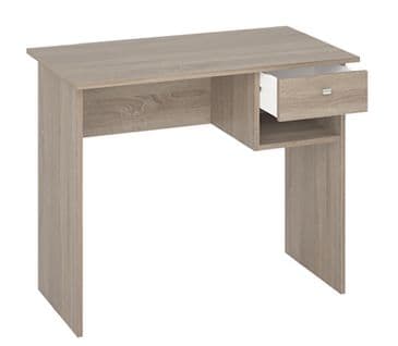 Bureau Coloris Chêne Cortez - Hauteur 74 X Longueur 90 X Profondeur 50 Cm