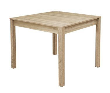 Table À Manger Coloris Chêne Cambrian - L. 90 X P. 90 Cm