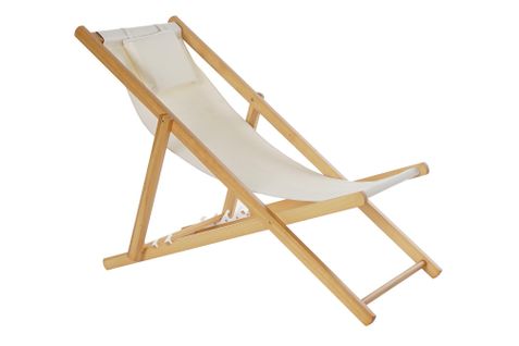 Lot 4 Chaises Longue Jardin En Bois Mdf Avec Coussin - Largeur 57,5 X Hauteur 77 X Profondeur 113 Cm