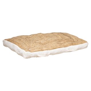 Matelas Pour Palette, Coussin Palette En Jute Et Coton - L. 120 X P. 80 X H. 15 Cm