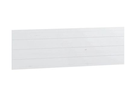 Tête De Lit En Bois Coloris Blanc - Longueur 156 X Hauteur 45 Cm