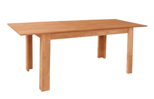 Table à Manger, Table De Repas Extensible Coloris Cerisier - Longueur 141-191 X Profondeur 81 Cm