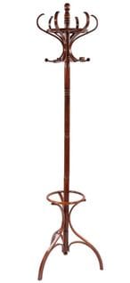 Portemanteau Sur Pied En Bois Coloris Noisette - Longueur 31 X Profondeur 44 X Hauteur 179 Cm