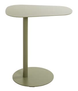Table D'appoint En Métal Coloris Vert  - Longueur 53 X Profondeur 38 X Hauteur 60 Cm